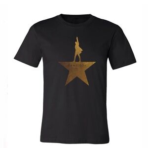 Hamilton Graphic T-Shirt with Gold Star Design